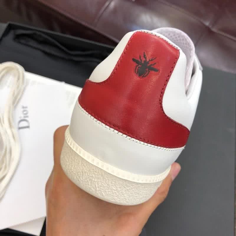 Dior Sneakers Lace-ups White Grey And Red Men 7