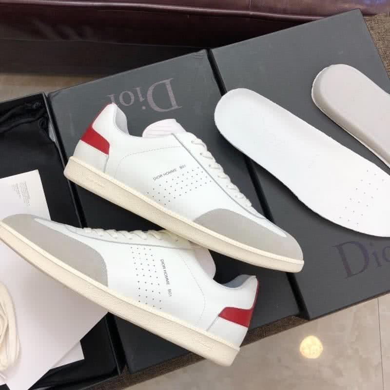 Dior Sneakers Lace-ups White Grey And Red Men 8