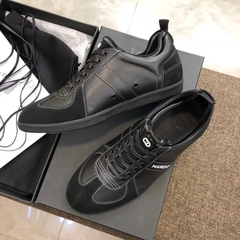 Dior Sneakers Lace-ups Black White Letters Men 4
