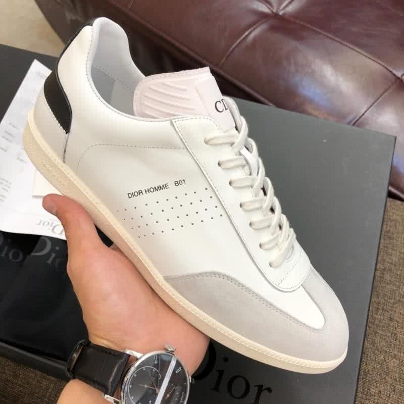 Dior Sneakers Lace-ups White Grey And Black Men 4