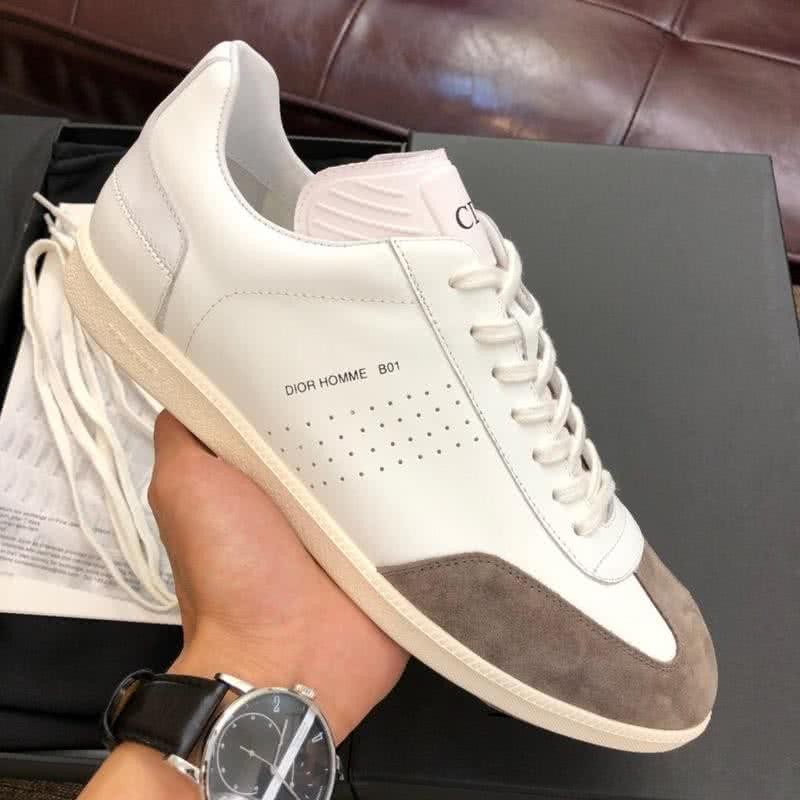 Dior Sneakers Lace-ups White Grey Men 8