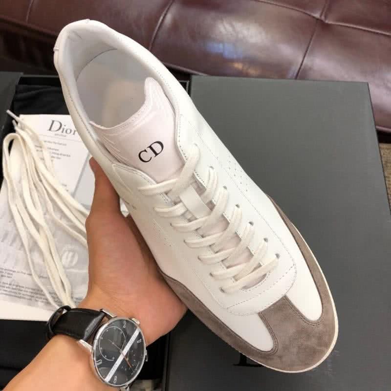 Dior Sneakers Lace-ups White Grey Men 2