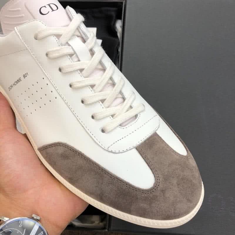 Dior Sneakers Lace-ups White Grey Men 3