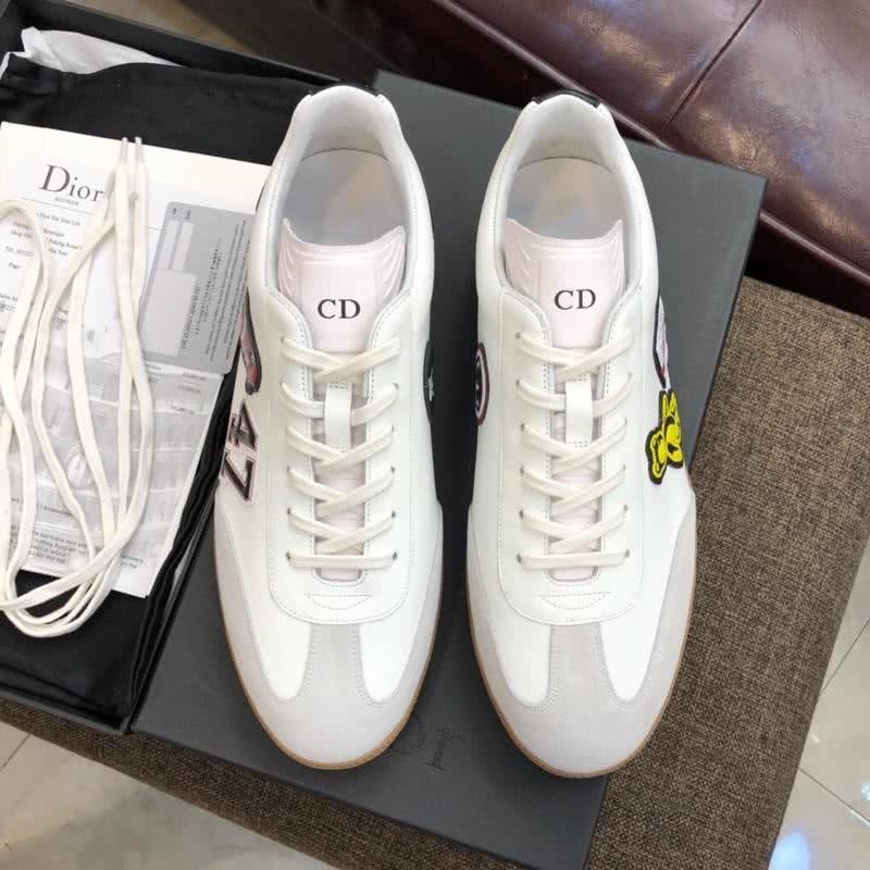 Dior Sneakers Lace-ups White Grey Chartlet Men 2