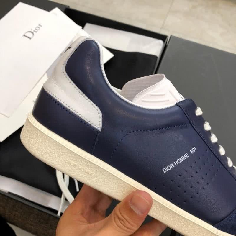 Dior Sneakers Lace-ups Navy And White Men 6