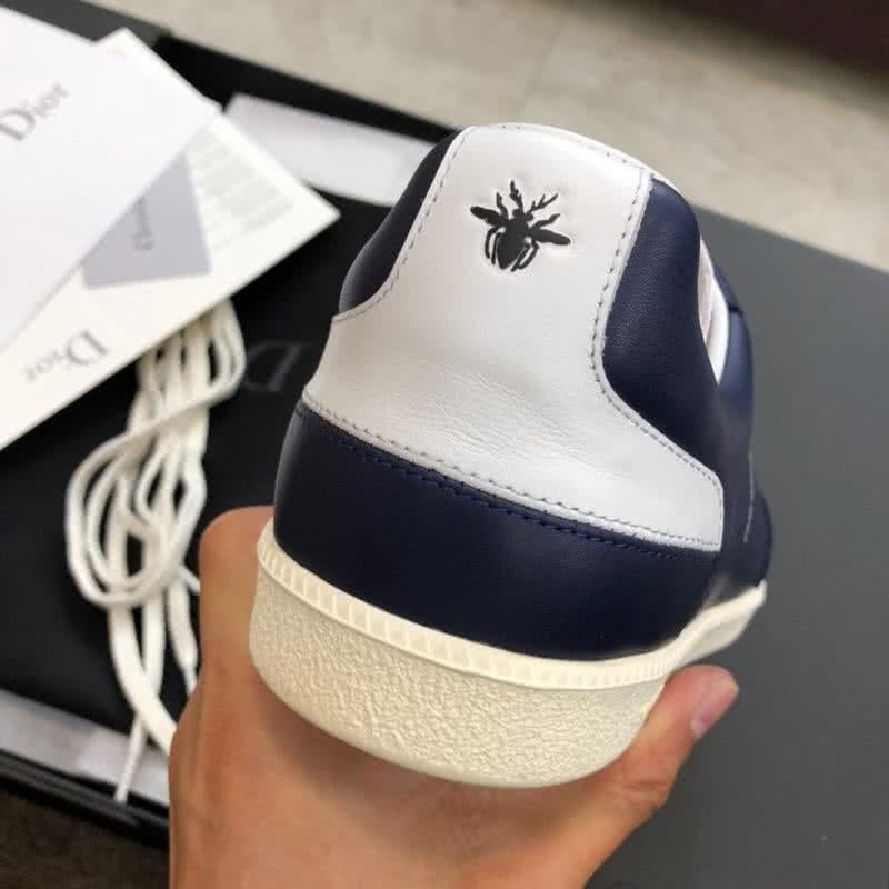 Dior Sneakers Lace-ups Navy And White Men 7