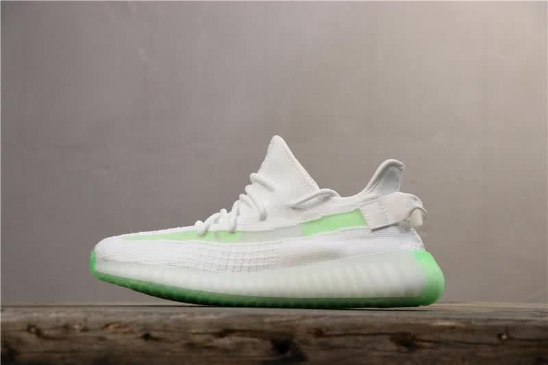 Adidas Yeezy Boost 350 V2 Men Women White Green Shoes 1