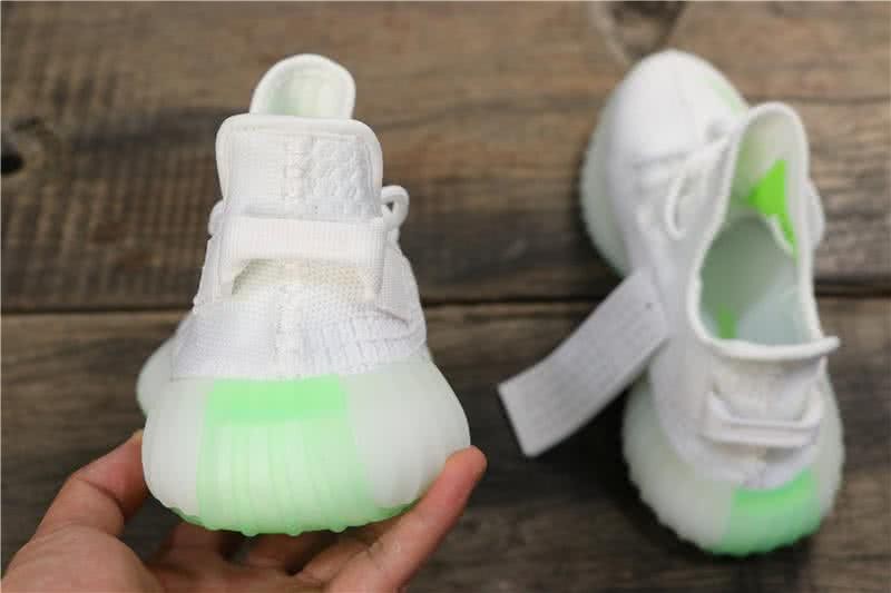 Adidas Yeezy Boost 350 V2 Men Women White Green Shoes 4