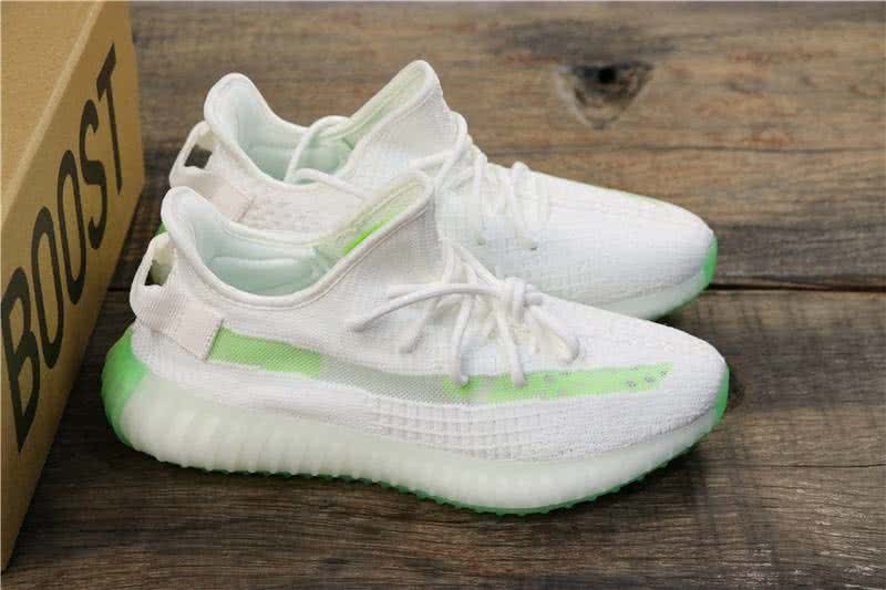 Adidas Yeezy Boost 350 V2 Men Women White Green Shoes 7