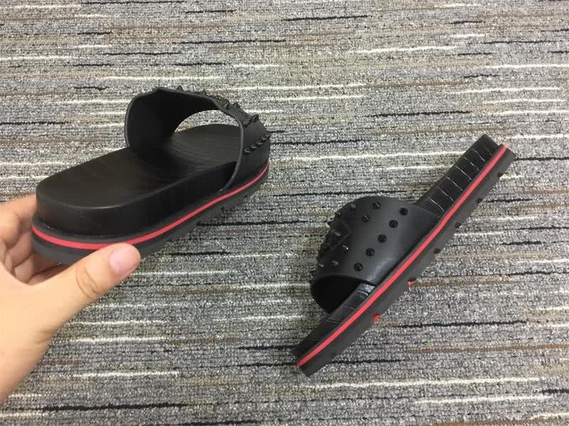christian louboutin sandal slippers Black Men Women 5