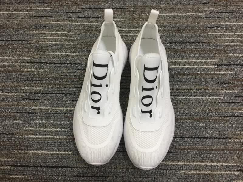Christian Dior Sneakers 3041 White Cotton Grid diamonds sole Men 2