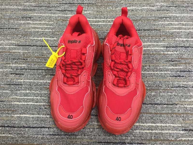 Balenciaga Triple s Trainers Top Quality Red Sneakers Air Men Women 3