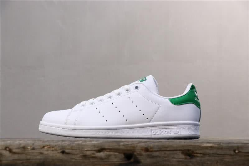 Adidas Stan Smith Men Women White Green Shoes 2
