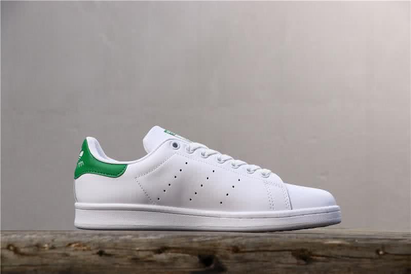 Adidas Stan Smith Men Women White Green Shoes 3