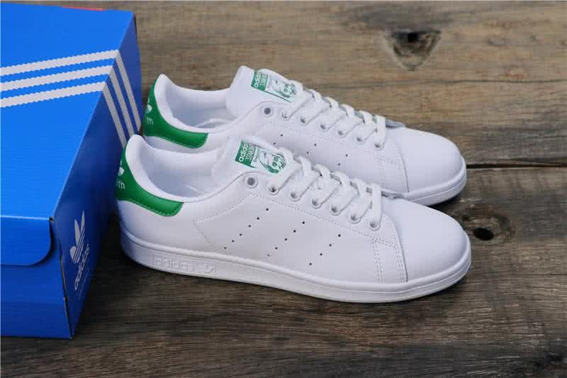 Adidas Stan Smith Men Women White Green Shoes 8