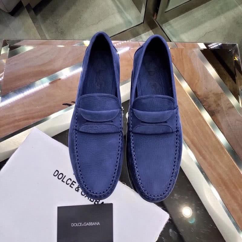 Dolce & Gabbana Loafers Suede Navy Men 2