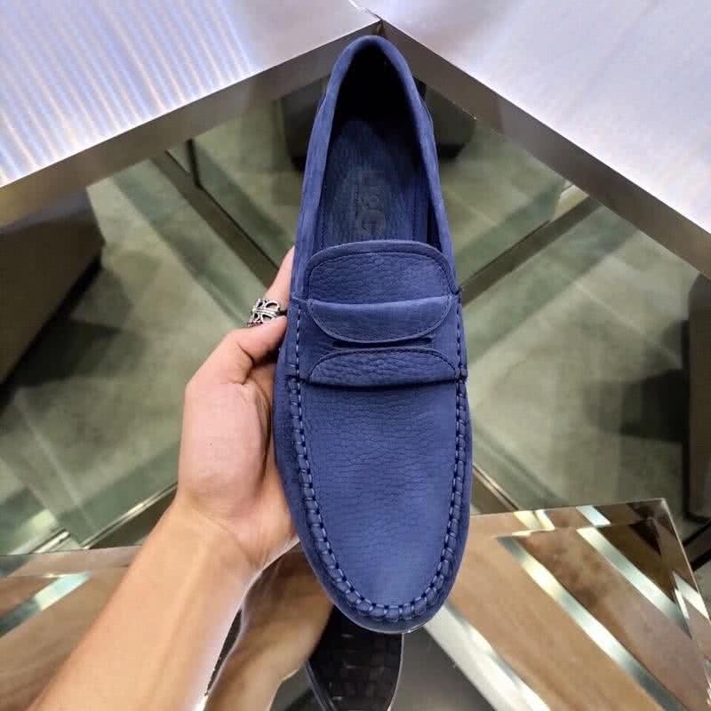 Dolce & Gabbana Loafers Suede Navy Men 5
