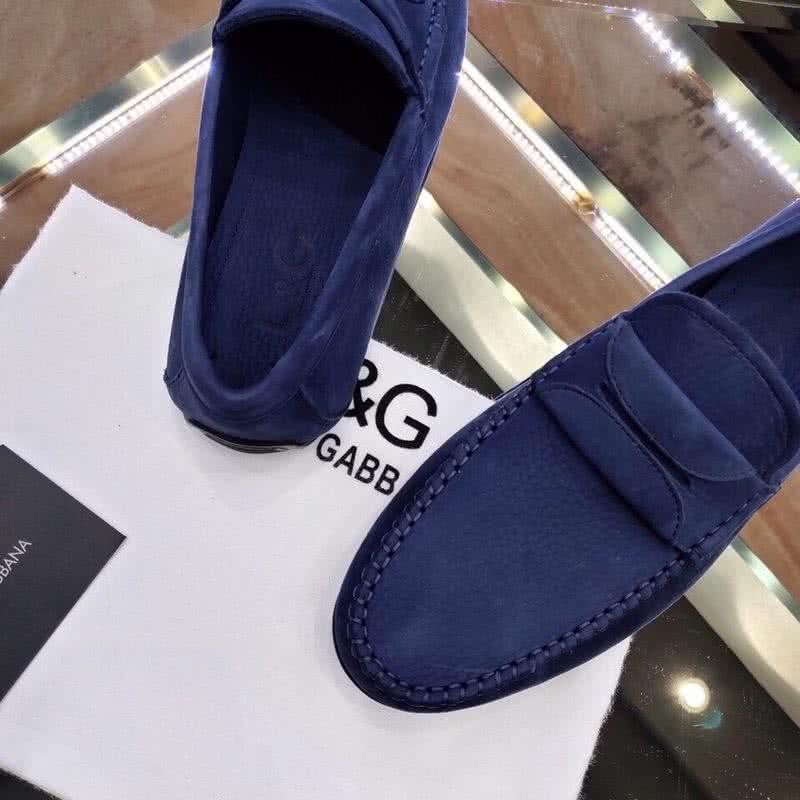 Dolce & Gabbana Loafers Suede Navy Men 9