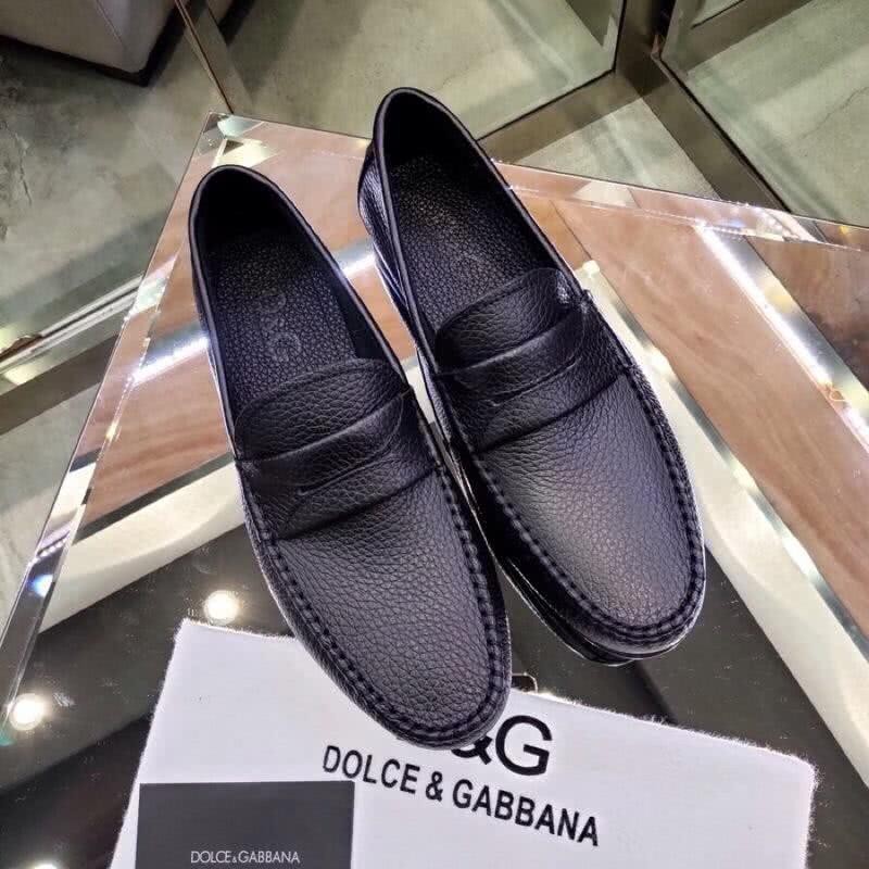 Dolce & Gabbana Loafers Black Leather Men 4