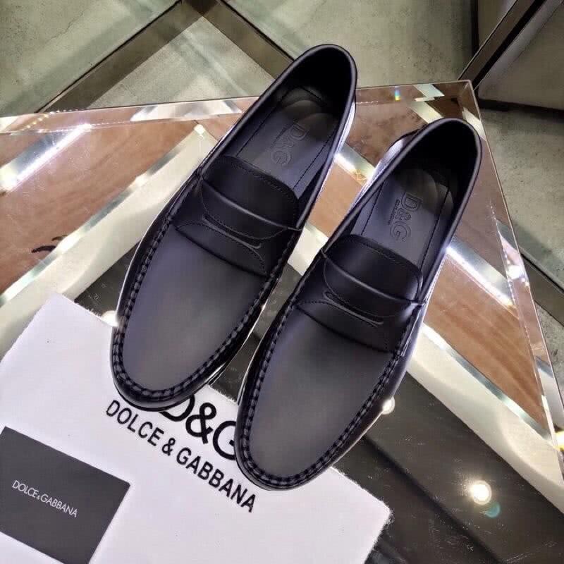 Dolce & Gabbana Loafers Black Calf Leather Men 3