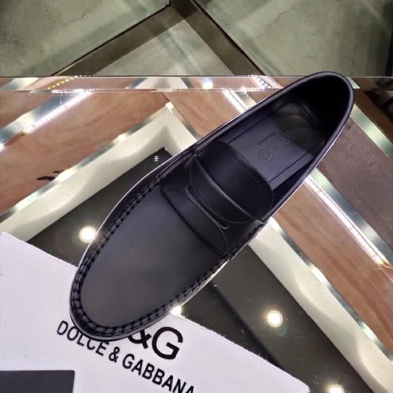 Dolce & Gabbana Loafers Black Calf Leather Men 4