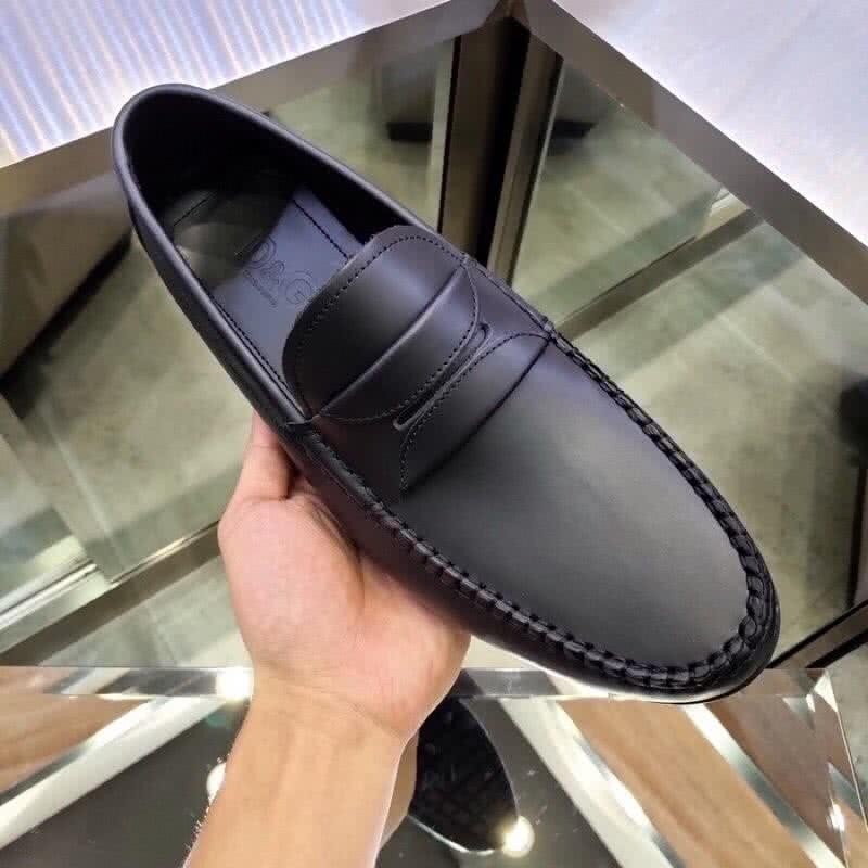 Dolce & Gabbana Loafers Black Calf Leather Men 5