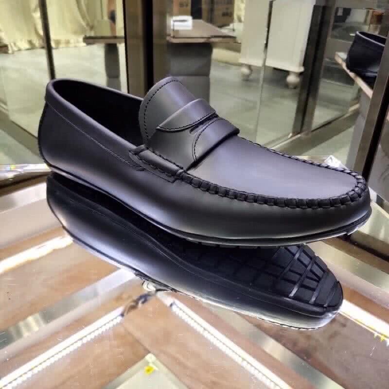 Dolce & Gabbana Loafers Black Calf Leather Men 6