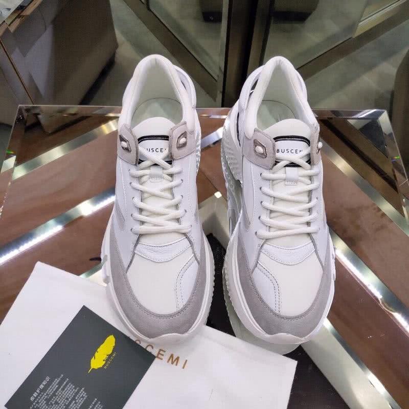 Buscemi Sneakers White And Grey Men And Women 3