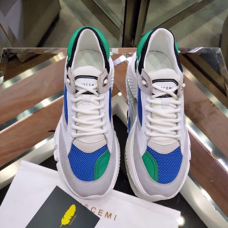 Buscemi Sneakers White Grey Blue Green Men And Women 2
