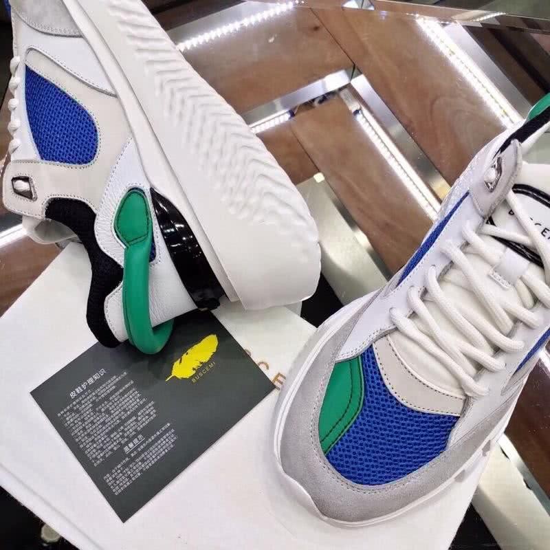 Buscemi Sneakers White Grey Blue Green Men And Women 9