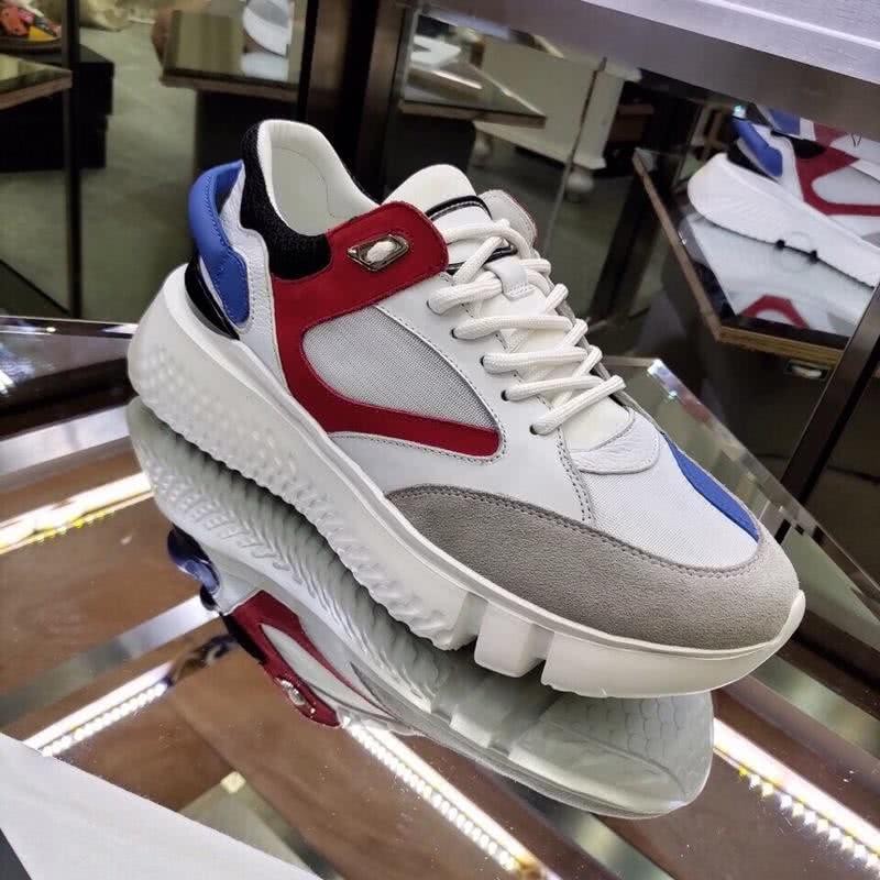 Buscemi Sneakers White Grey Blue Red Men And Women 7