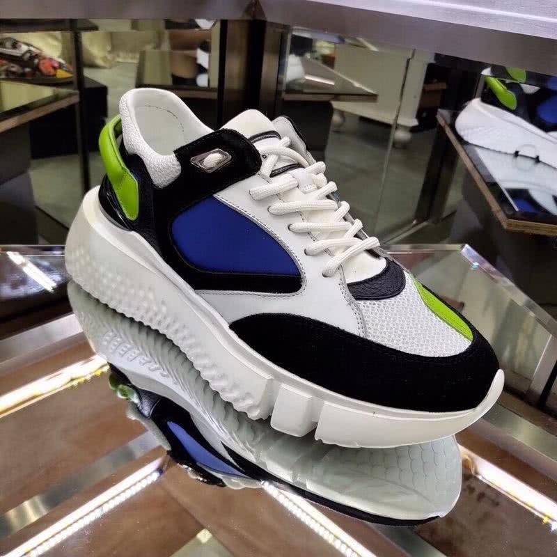Buscemi Sneakers White Green Blue Black Men And Women 6