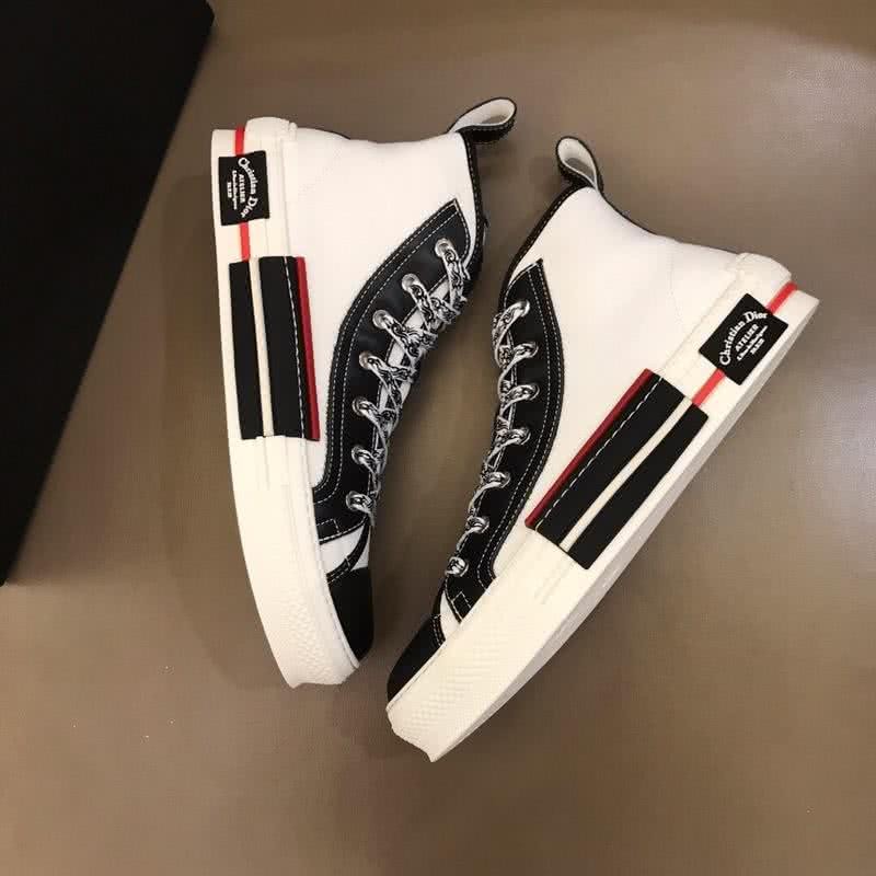 Dior Sneakers High Top White And Black Men 2