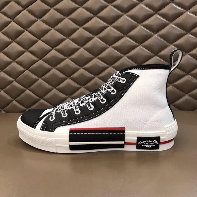 Dior Sneakers High Top White And Black Men 5