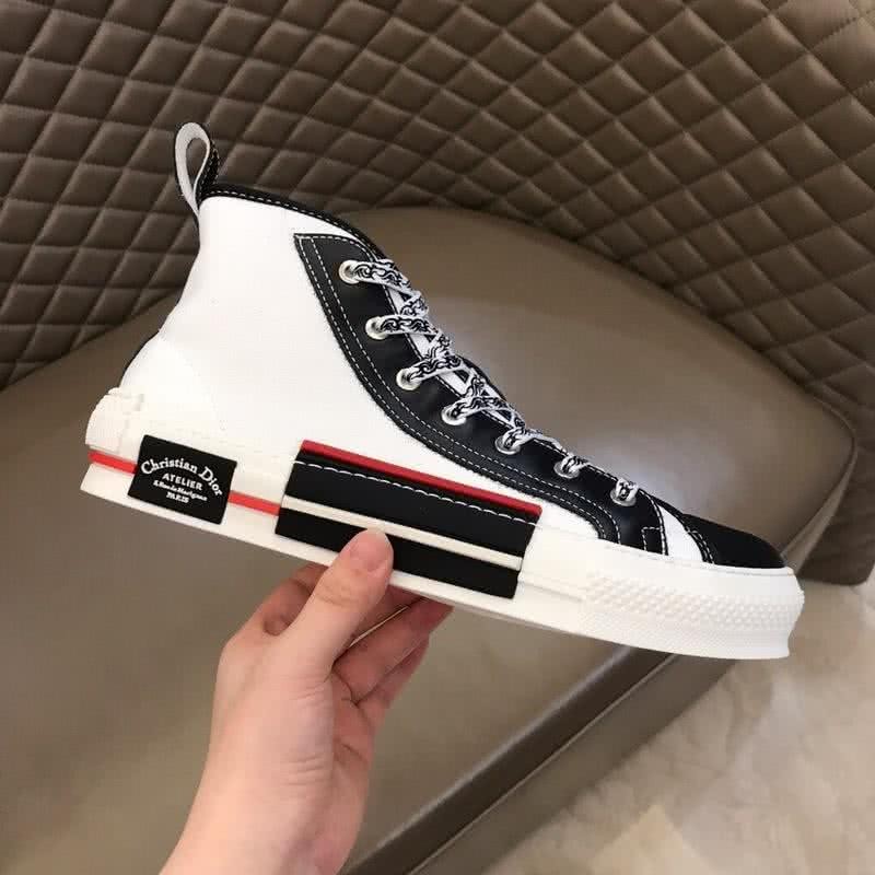 Dior Sneakers High Top White And Black Men 6
