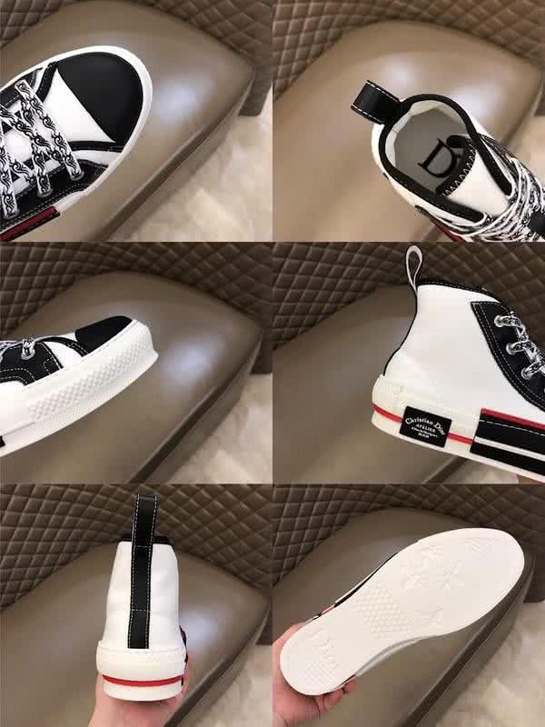 Dior Sneakers High Top White And Black Men 9