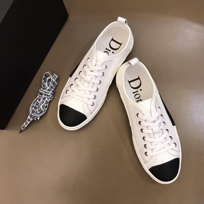 Dior Sneakers Lace-ups White And Black Men 3