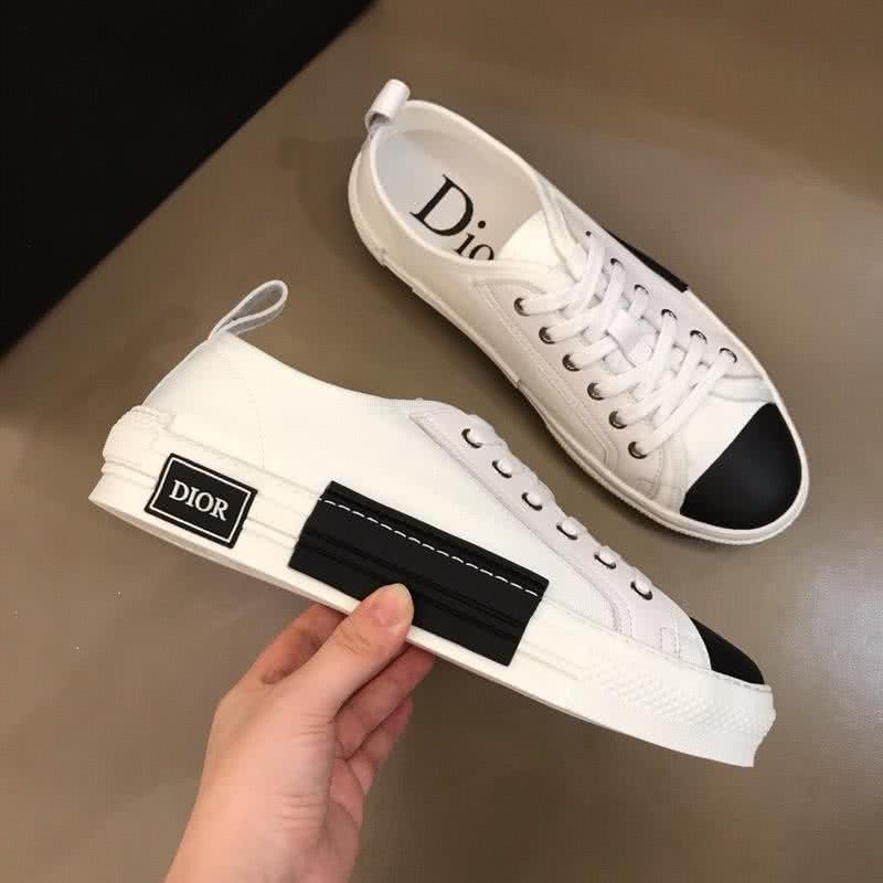 Dior Sneakers Lace-ups White And Black Men 4