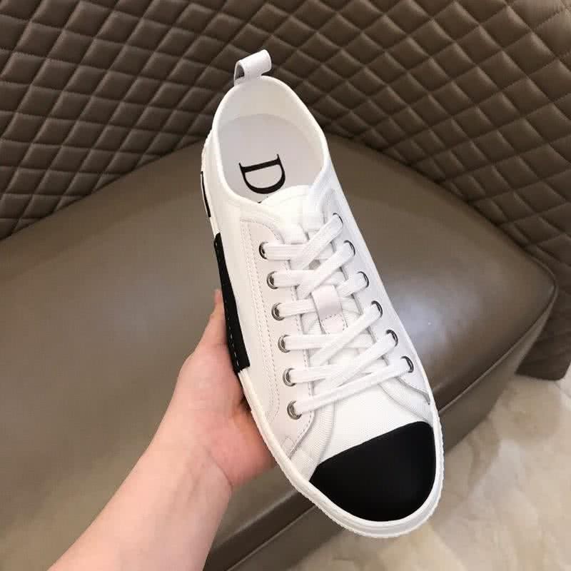 Dior Sneakers Lace-ups White And Black Men 7