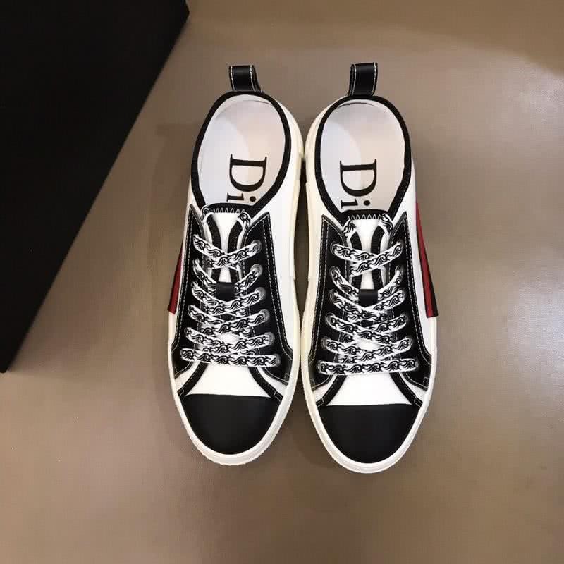 Dior Sneakers Lace-ups White Black Red Men 3