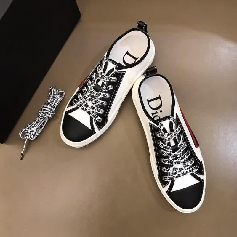 Dior Sneakers Lace-ups White Black Red Men 2