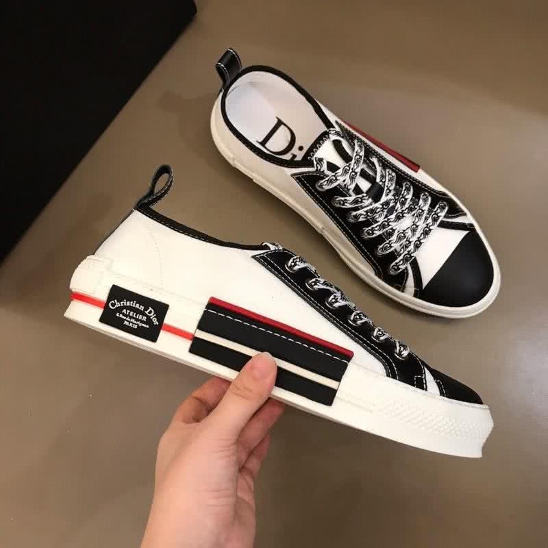 Dior Sneakers Lace-ups White Black Red Men 4