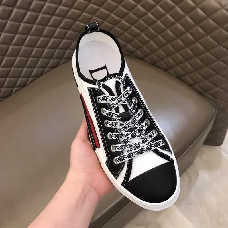 Dior Sneakers Lace-ups White Black Red Men 7