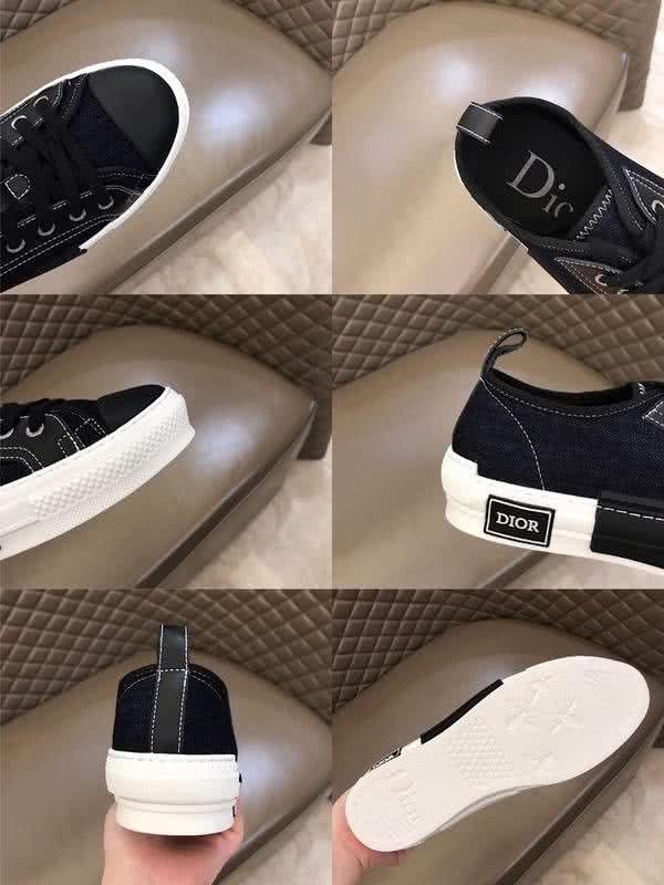 Dior Sneakers Lace-ups Black Upper White Sole Men 9