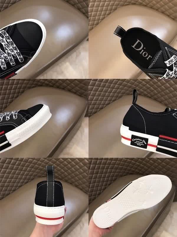 Dior Sneakers Lace-ups Black Upper White Sole White And Black Shoelaces Men 9