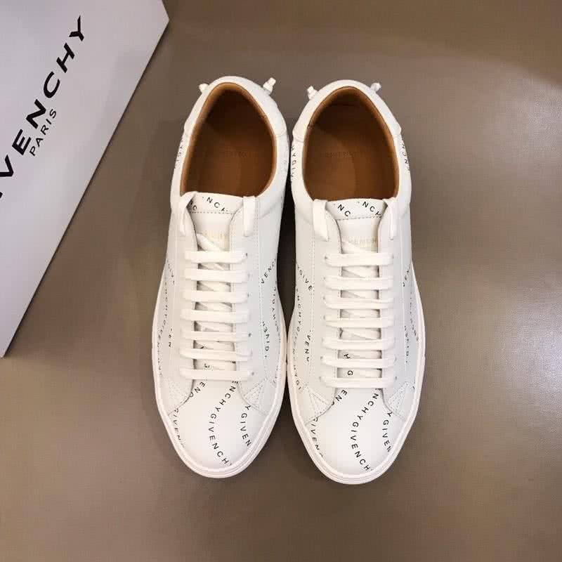 Givenchy Sneakers Black Letters All White Men 2
