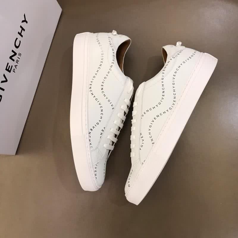 Givenchy Sneakers Black Letters All White Men 3