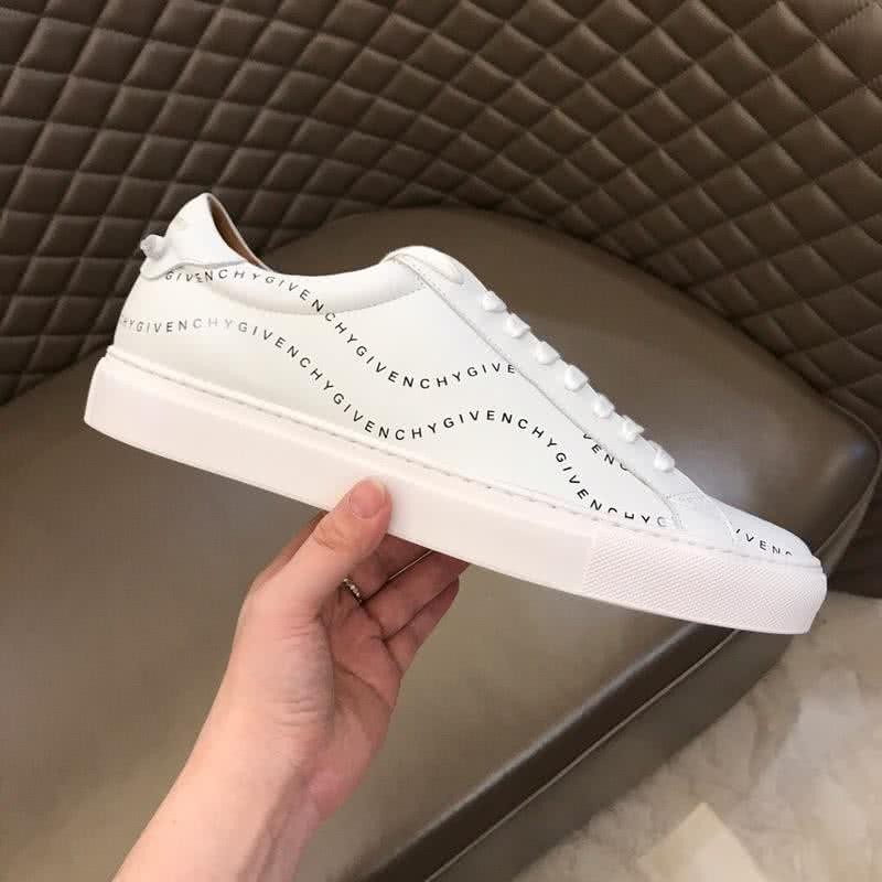 Givenchy Sneakers Black Letters All White Men 6
