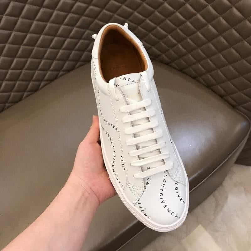 Givenchy Sneakers Black Letters All White Men 7