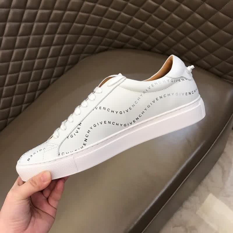 Givenchy Sneakers Black Letters All White Men 8